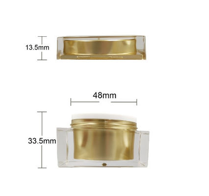 Empty Cream Jar High Quality Body Cosmetic Cream With Acrylic Cap 30ml Skin Body Jar Wholesales