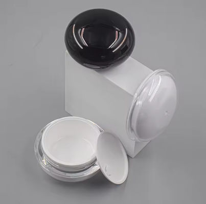 15ml 30ml 50ml Cosmetic Skin Care Airless Press Pump Lotion Cream Jar with lids